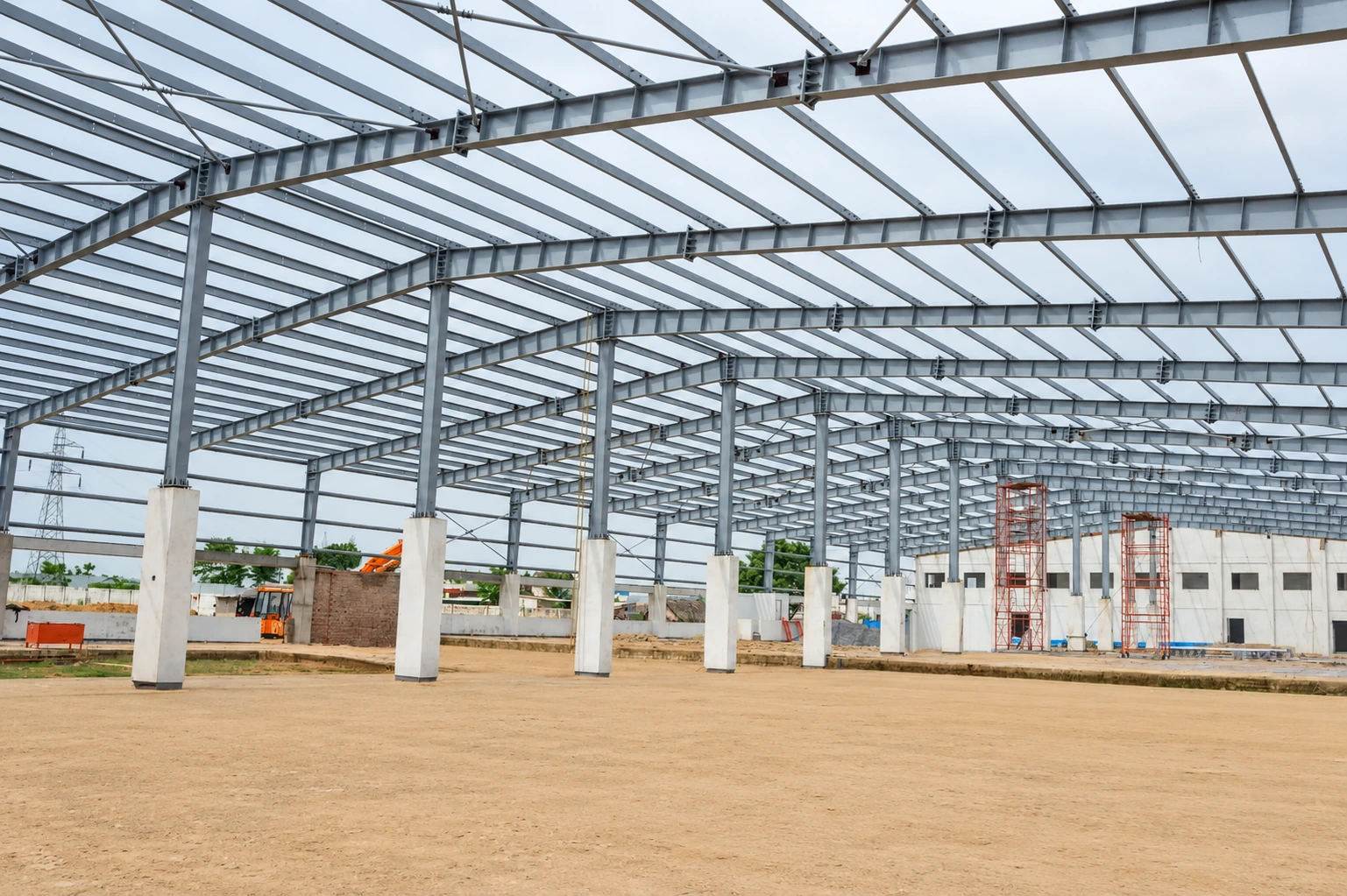 Pre-engineered steel framing